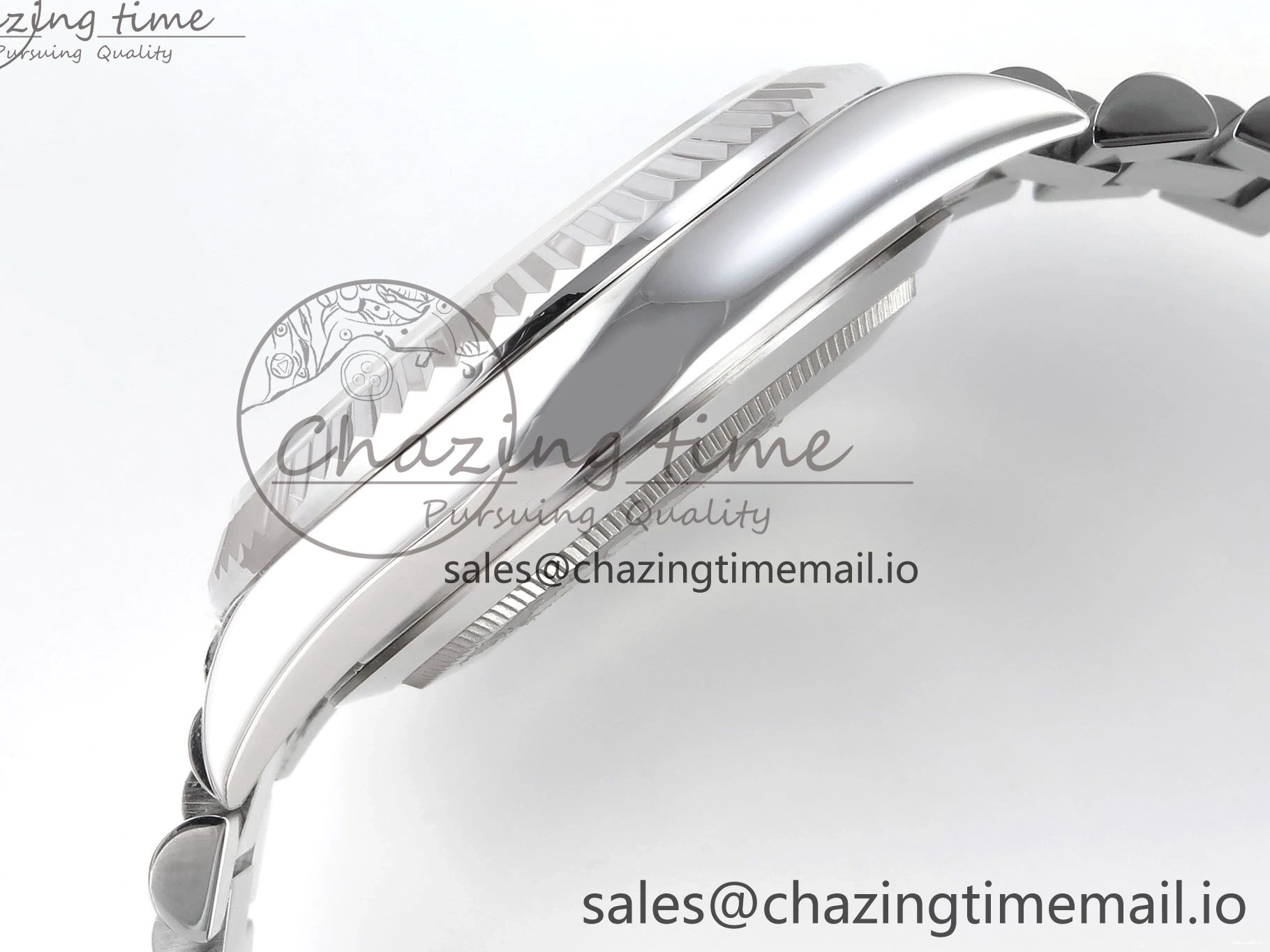 Weight) Roman 1:1 KF 40 Edition Best 228239 (Gain on SS Dial Green Bracelet VR3255 Day President Date 0308